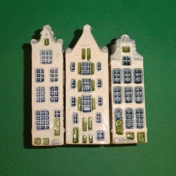 Set Of 3 Royal Goedewaagen Poly Delft Holland Hand painted Amsterdam - Picture 6 of 14